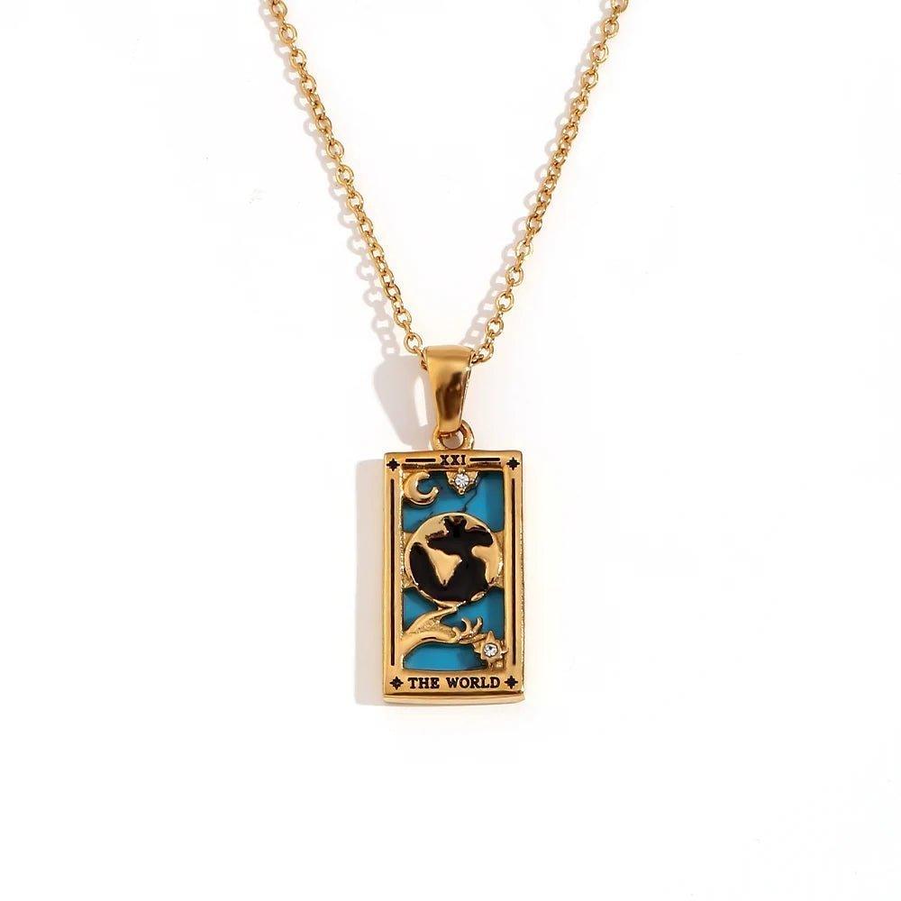 The World Tarot Necklace – A Celebration of Wholeness, Completion, and New Beginnings