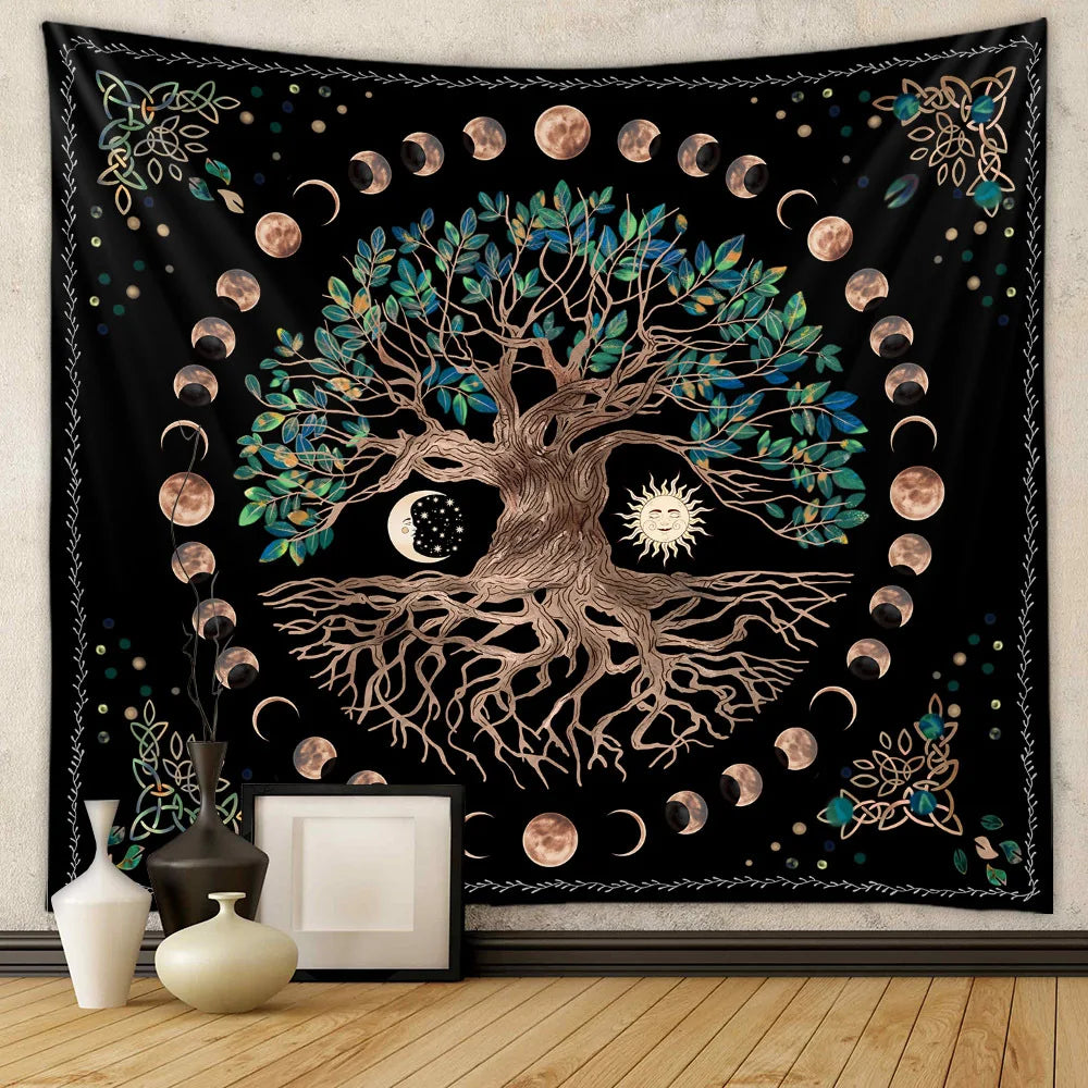 Celestial Tree of Life Tapestry Collection one Size - Tarot Treasures