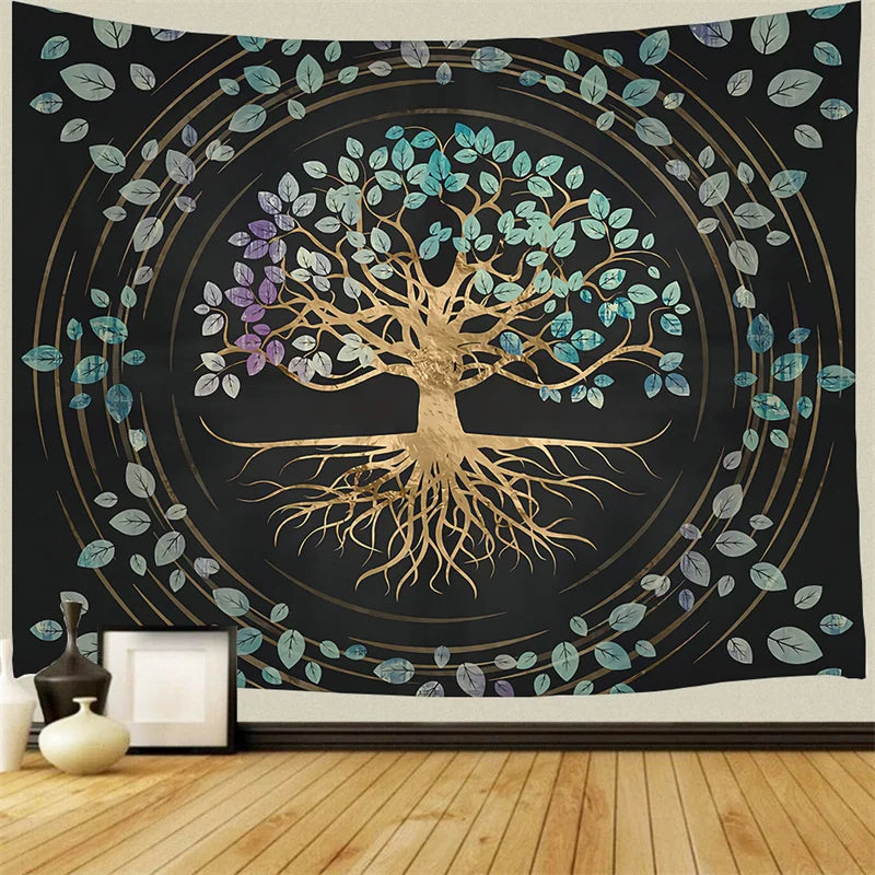 Celestial Tree of Life Tapestry Collection one Size - Tarot Treasures