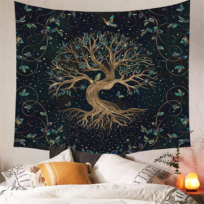 Celestial Tree of Life Tapestry Collection one Size - Tarot Treasures