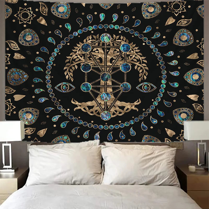 Celestial Tree of Life Tapestry Collection one Size - Tarot Treasures