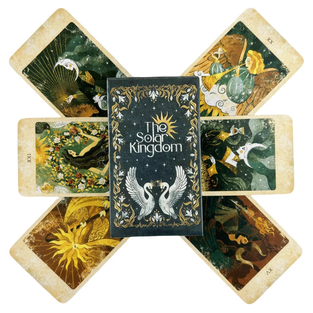 Solar Kingdom Tarot Deck – 78-Card Oracle-Inspired Tarot Set for Modern Mystics - Tarot Treasures