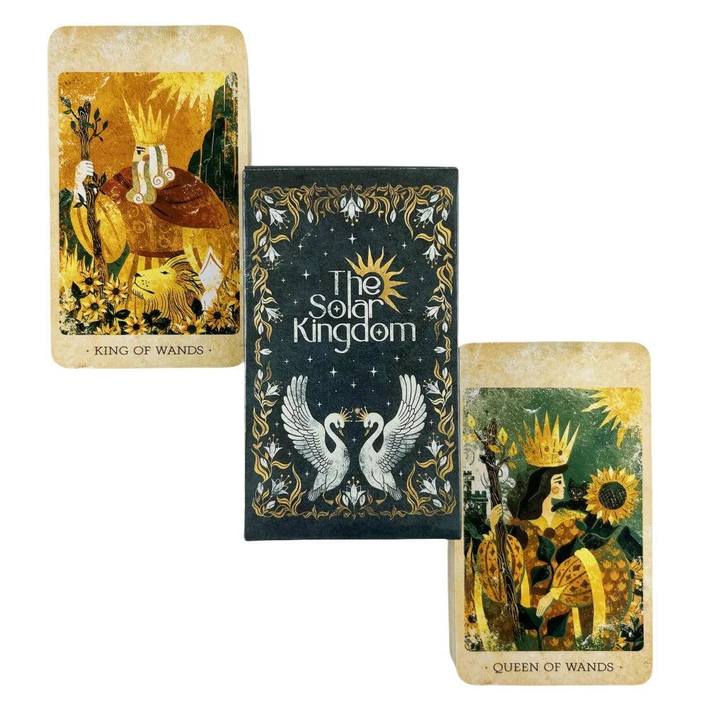 Solar Kingdom Tarot Deck – 78-Card Oracle-Inspired Tarot Set for Modern Mystics - Tarot Treasures