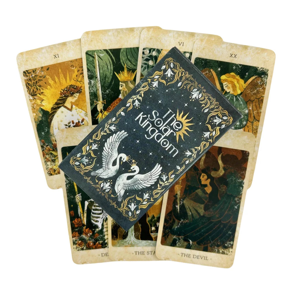 Solar Kingdom Tarot Deck – 78-Card Oracle-Inspired Tarot Set for Modern Mystics - Tarot Treasures