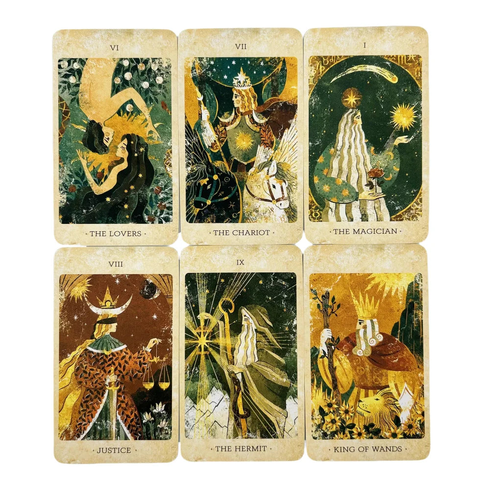 Solar Kingdom Tarot Deck – 78-Card Oracle-Inspired Tarot Set for Modern Mystics - Tarot Treasures