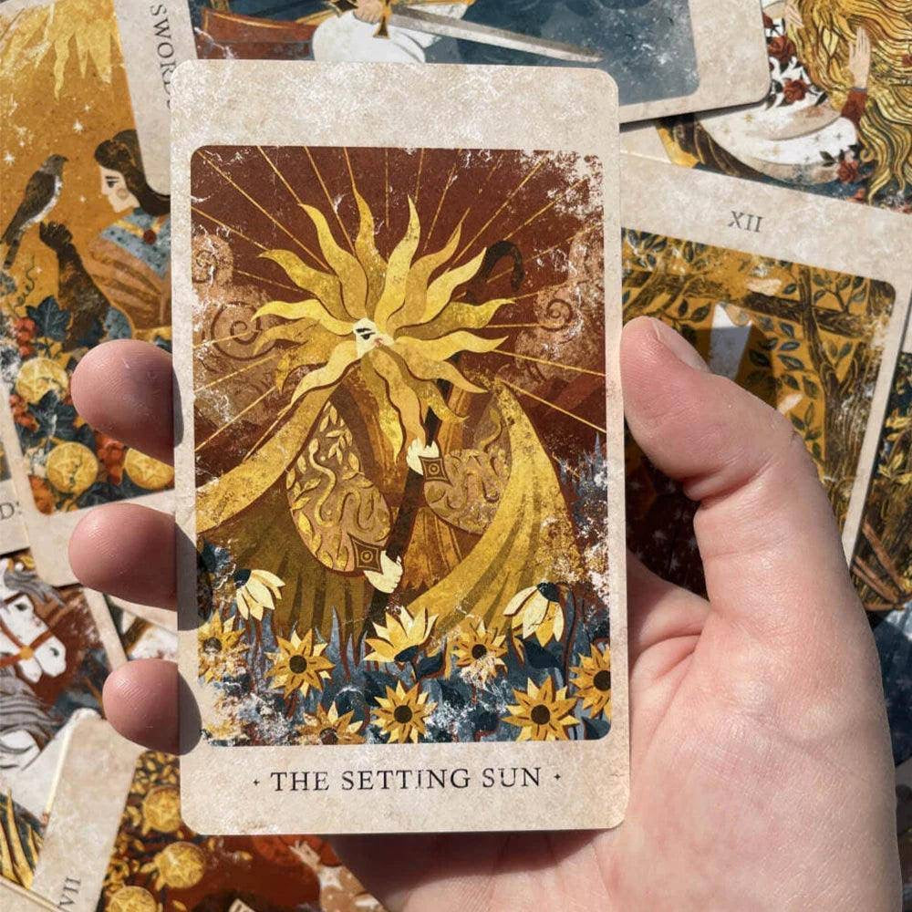 Solar Kingdom Tarot Deck – 78-Card Oracle-Inspired Tarot Set for Modern Mystics - Tarot Treasures