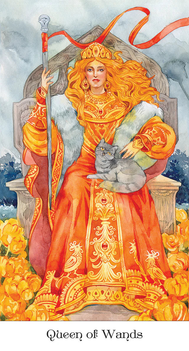 Tarot of the Golden Wheel Tarot Cards Deck 78 Card Deck - Tarot Treasures