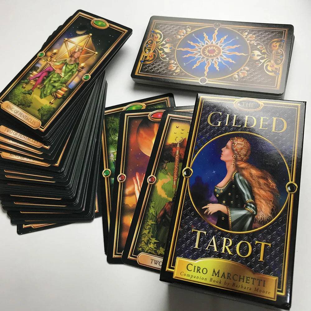 The Gilded Tarot Card Deck - Tarot Treasures