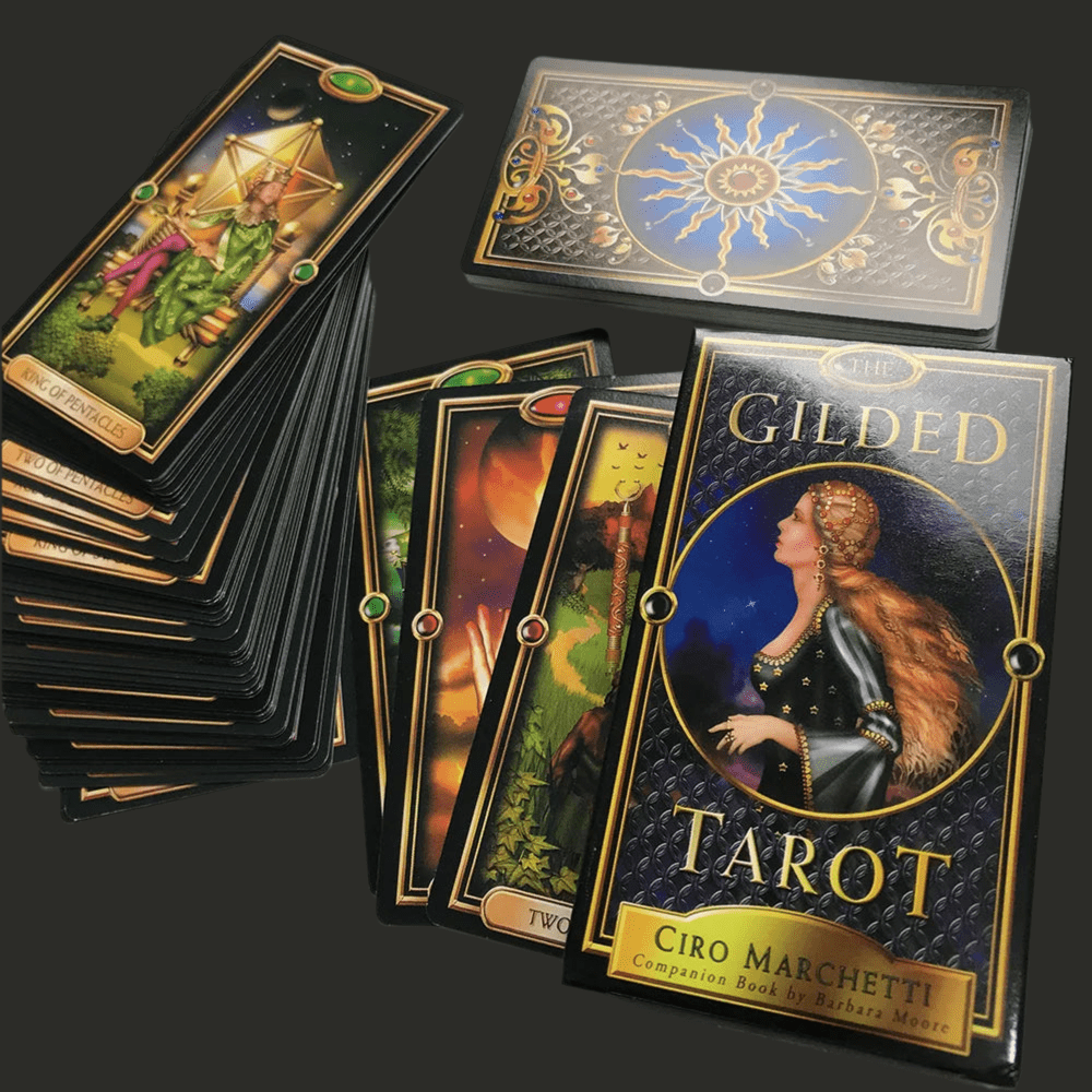 The Gilded Tarot Card Deck - Tarot Treasures
