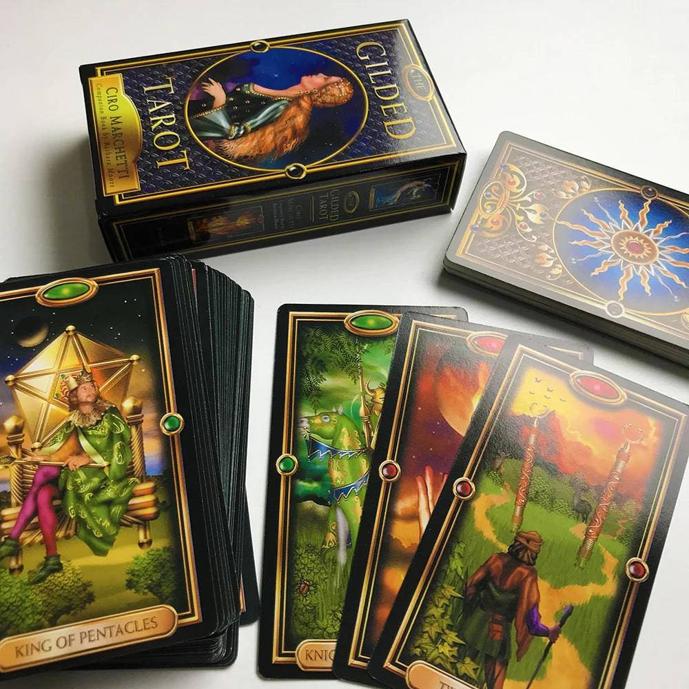 The Gilded Tarot Card Deck - Tarot Treasures