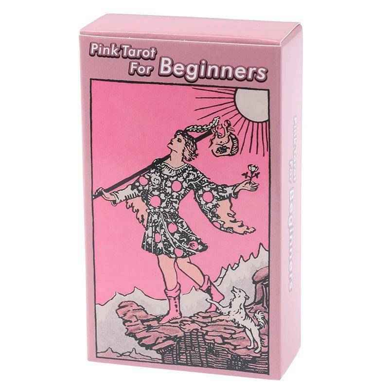 Pink 78 Piece Tarot Card Deck For Beginners - Tarot Treasures