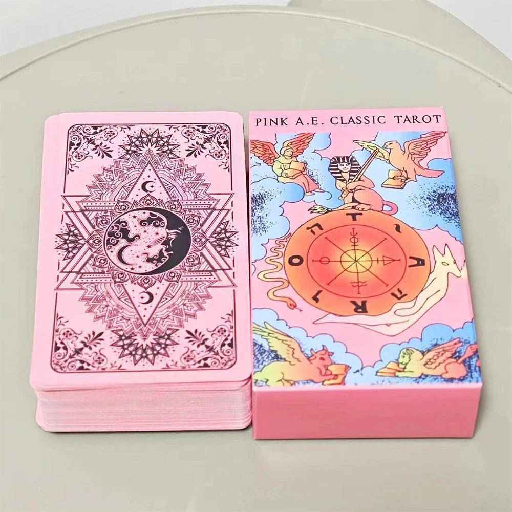 Unique Pink Classic Tarot Card Deck for Beginners - Tarot Treasures