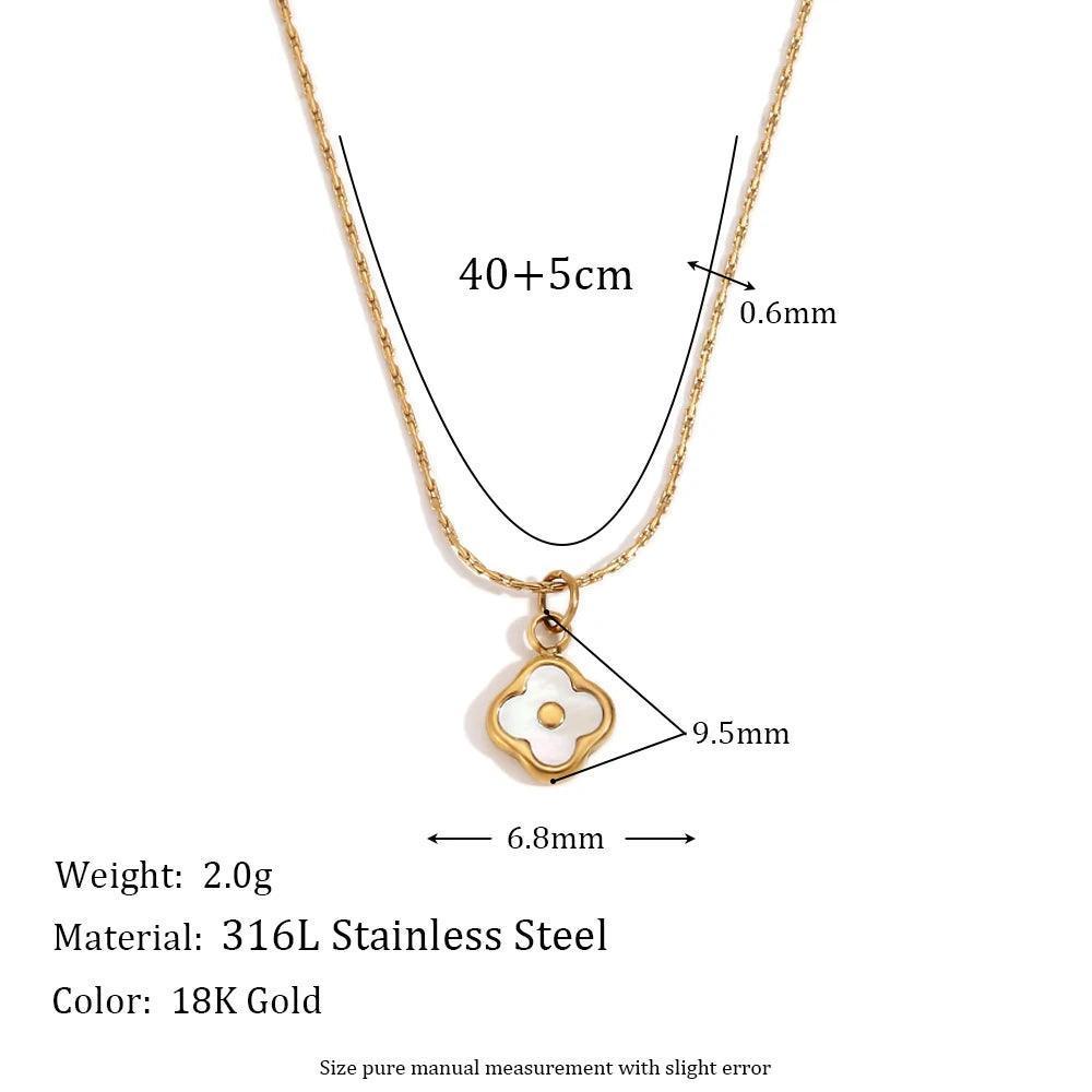 18K Gold Plated Marble Tarnish Free Pendant Necklace Collection - Tarot Treasures