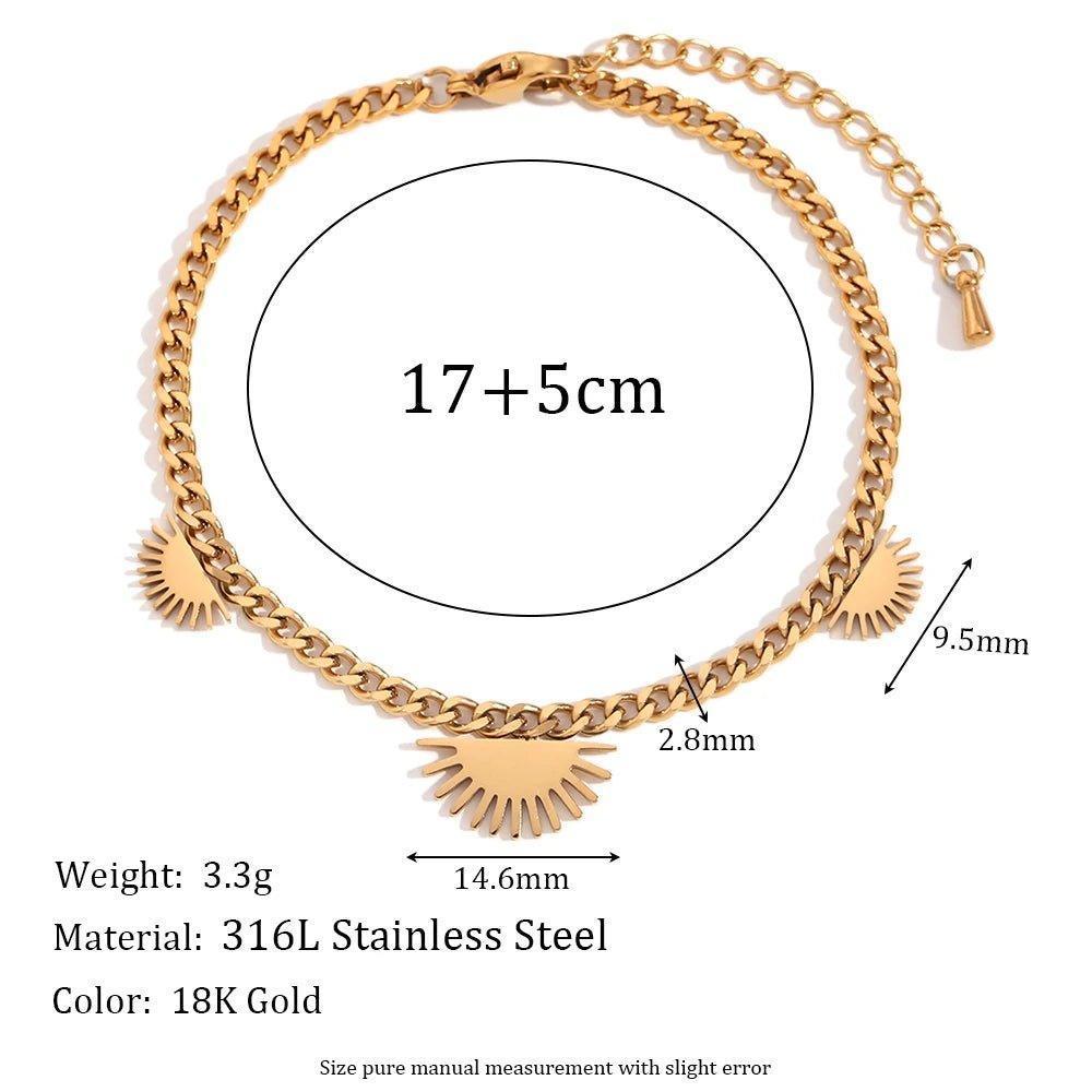 18K Gold Plated Stainless Steel Bracelet Collection - Tarot Treasures