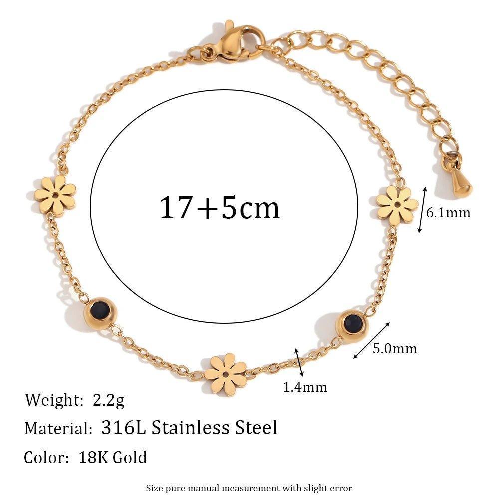 18K Gold Plated Stainless Steel Bracelet Collection - Tarot Treasures