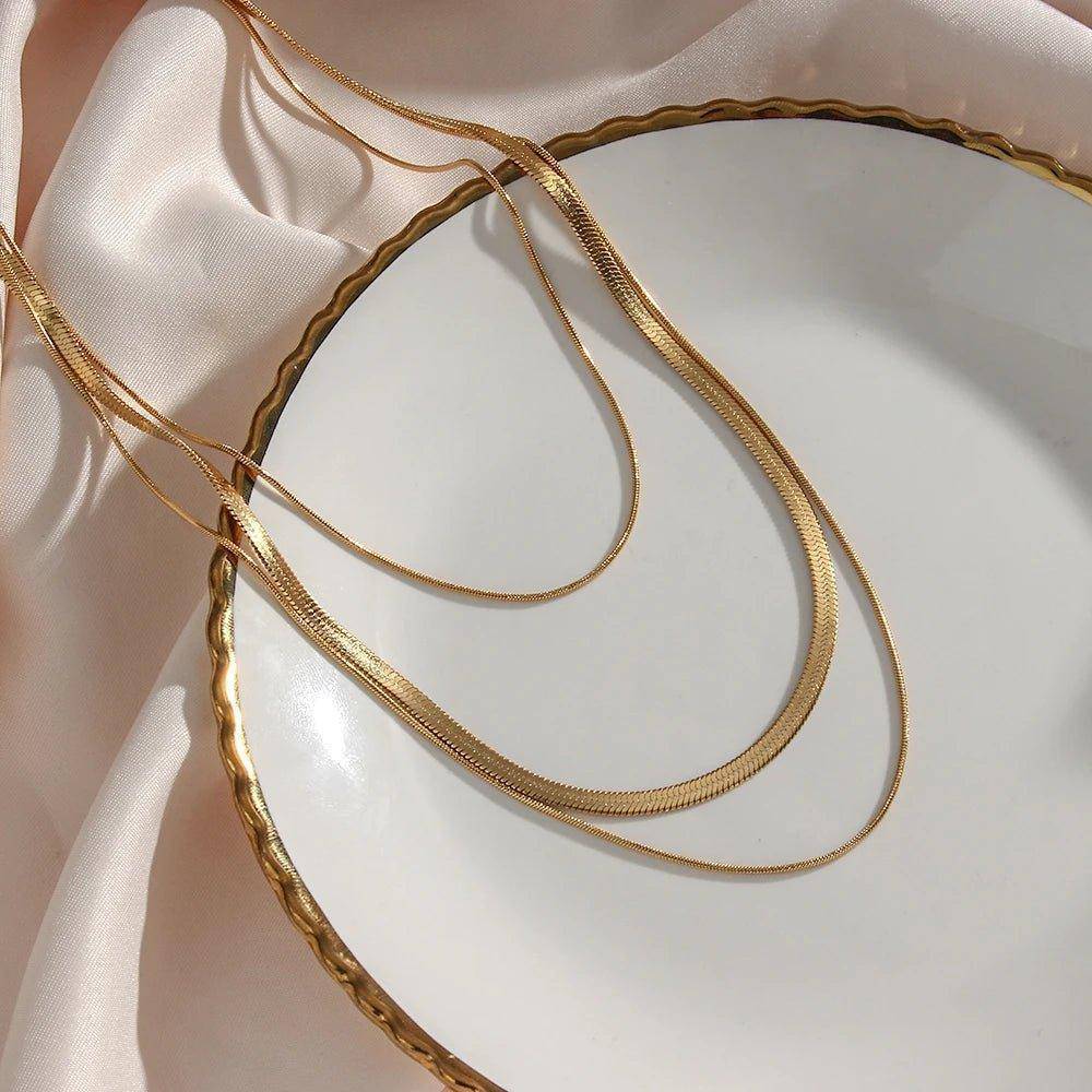 18K Gold Plated Stainless Steel Chain Necklaces - Tarot Treasures