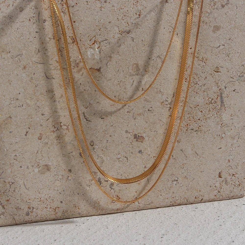 18K Gold Plated Stainless Steel Chain Necklaces - Tarot Treasures