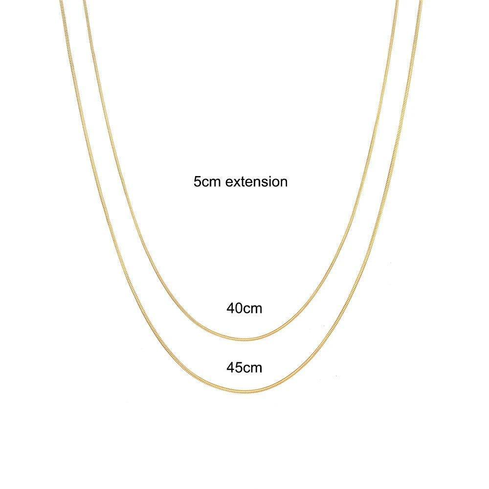 18K Gold Plated Stainless Steel Chain Necklaces - Tarot Treasures