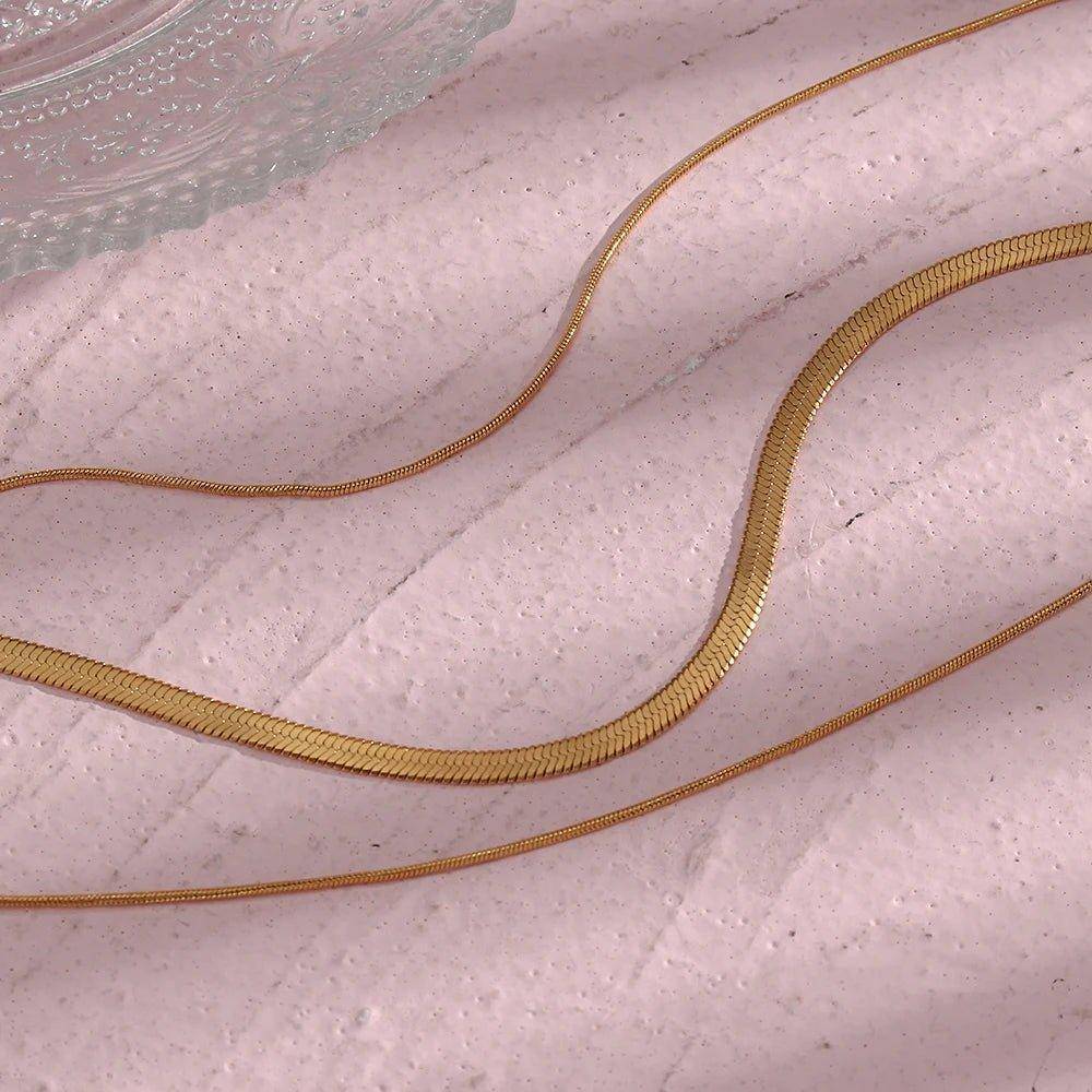 18K Gold Plated Stainless Steel Chain Necklaces - Tarot Treasures