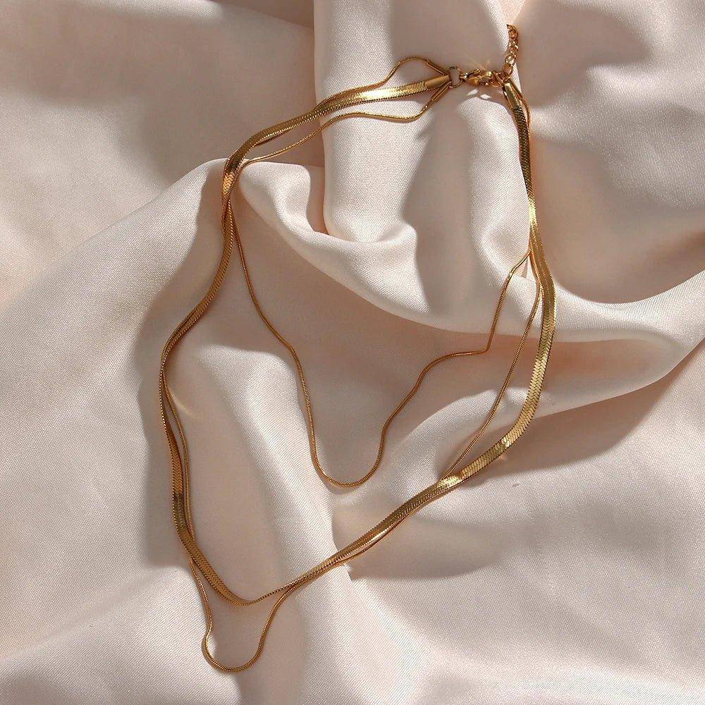 18K Gold Plated Stainless Steel Chain Necklaces - Tarot Treasures