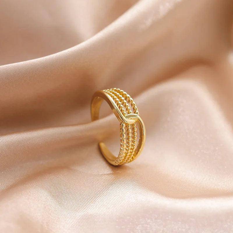 Dainty Zircon Stainless Steel Tarnish Free Ring Collection - Tarot Treasures