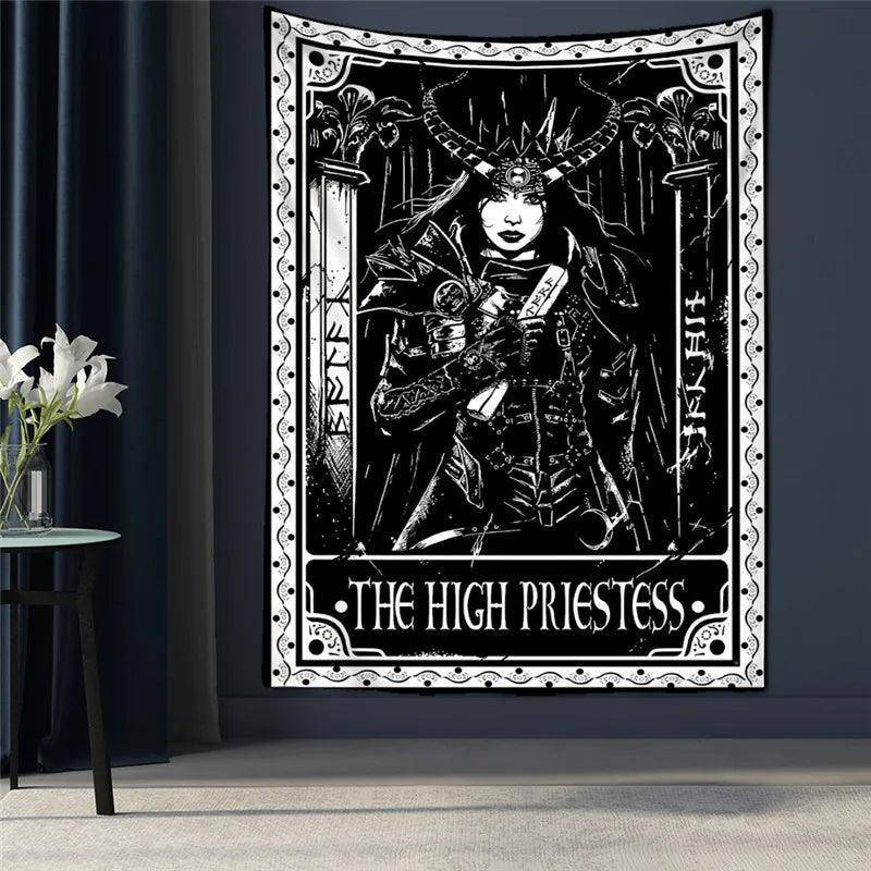 Various Gothic Tarot Card Design Tapestries One Size 75x58CM - Tarot Treasures