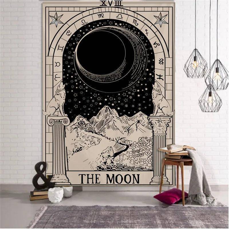 Various Gothic Tarot Card Design Tapestries One Size 75x58CM - Tarot Treasures