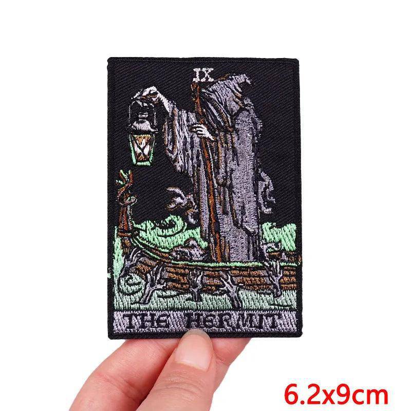 Tarot Card and More Embroidered Patches For Clothing - Tarot Treasures