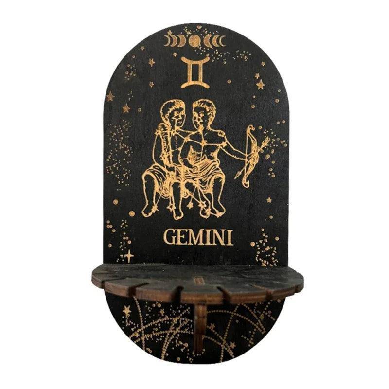 Celestial Zodiac Display Stand and Wall Shelf - Tarot Treasures