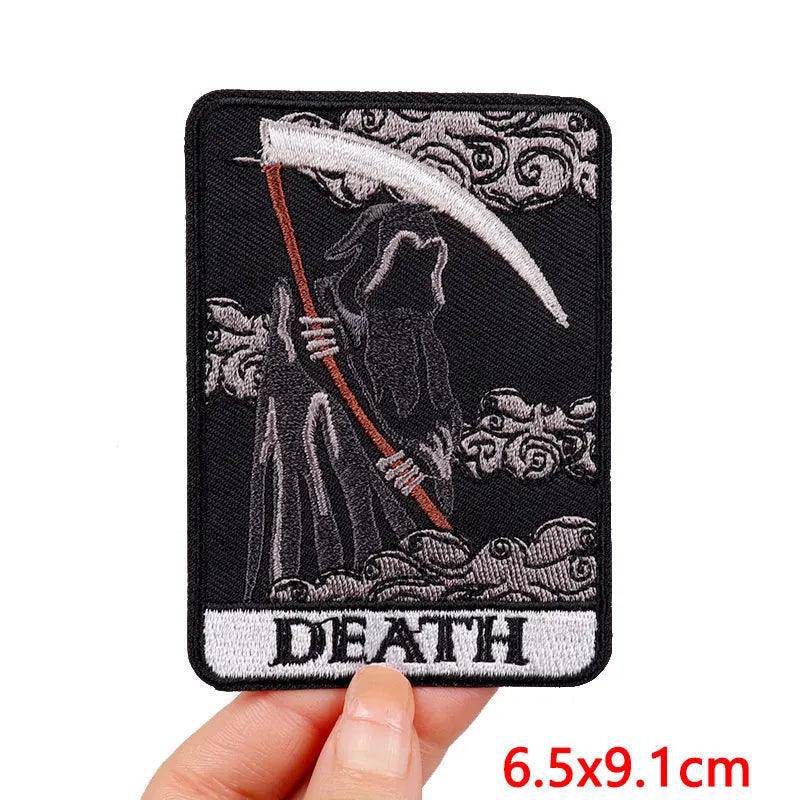 Tarot Card and More Embroidered Patches For Clothing - Tarot Treasures