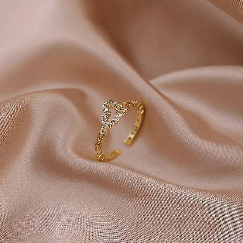 Dainty Zircon Stainless Steel Tarnish Free Ring Collection - Tarot Treasures