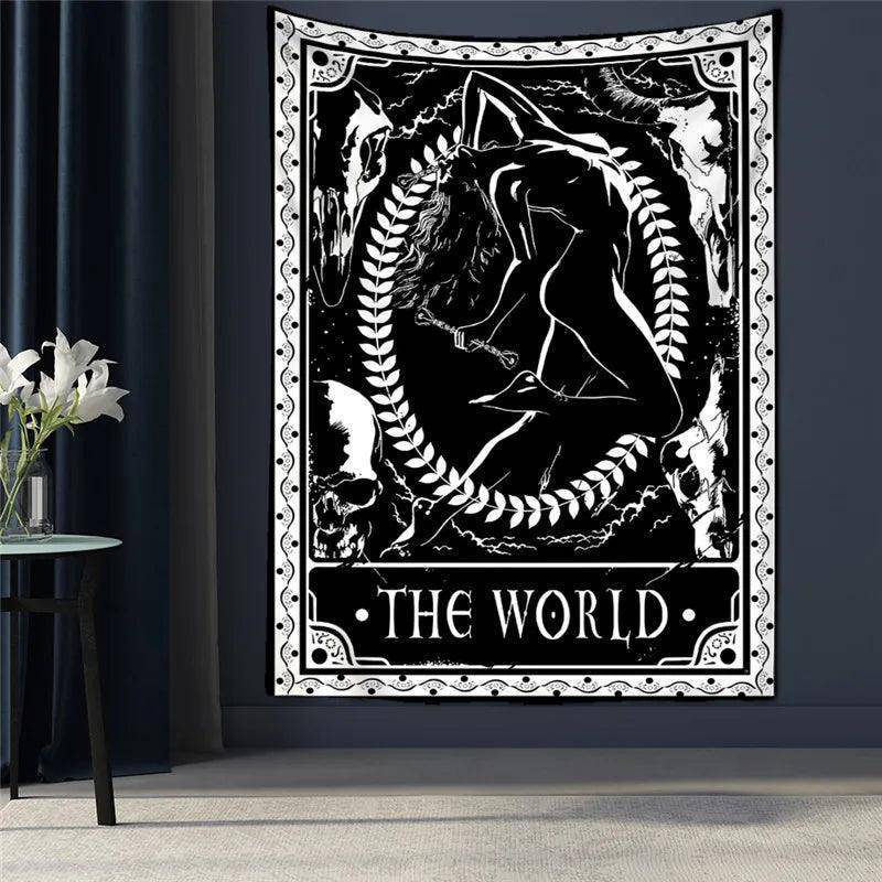 Various Gothic Tarot Card Design Tapestries One Size 75x58CM - Tarot Treasures