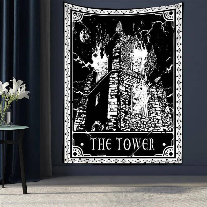 Various Gothic Tarot Card Design Tapestries One Size 75x58CM - Tarot Treasures