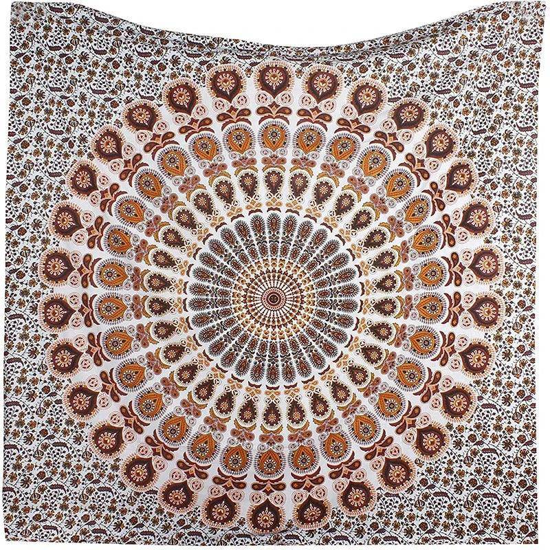 Psychedelic Mandala Tapestries in Various Styles and Sizes - Tarot Treasures