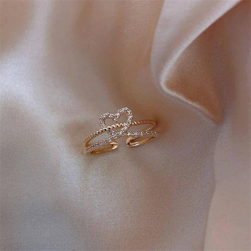 Dainty Zircon Stainless Steel Tarnish Free Ring Collection - Tarot Treasures