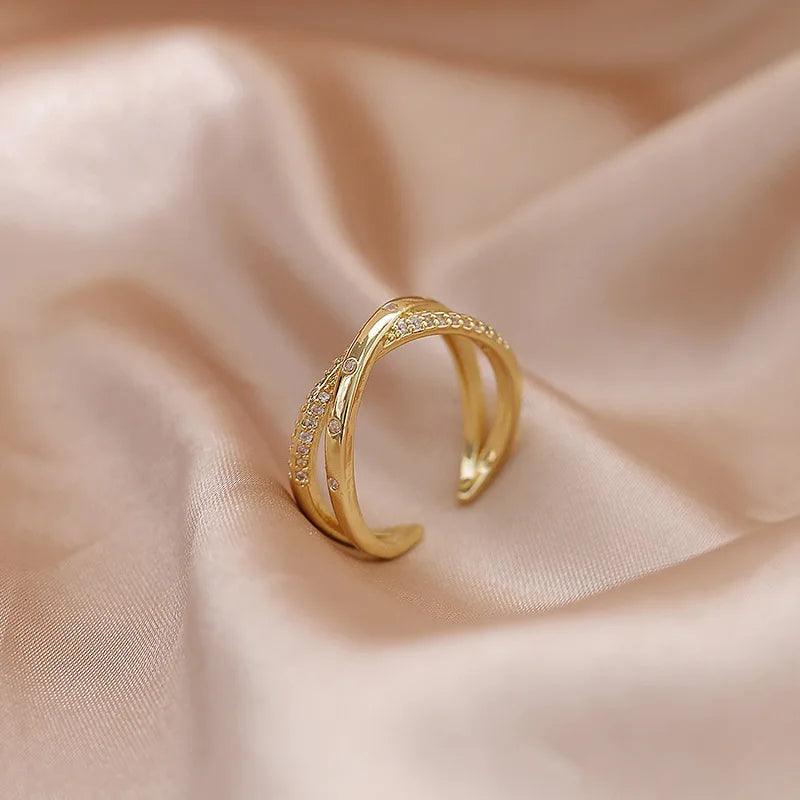 Dainty Zircon Stainless Steel Tarnish Free Ring Collection - Tarot Treasures