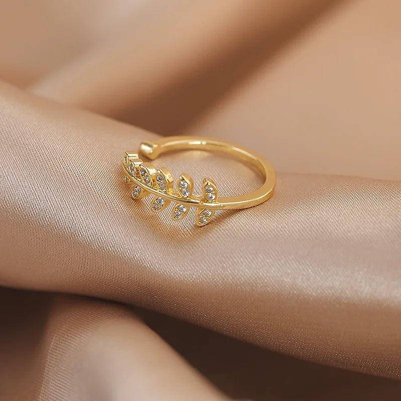 Dainty Zircon Stainless Steel Tarnish Free Ring Collection - Tarot Treasures