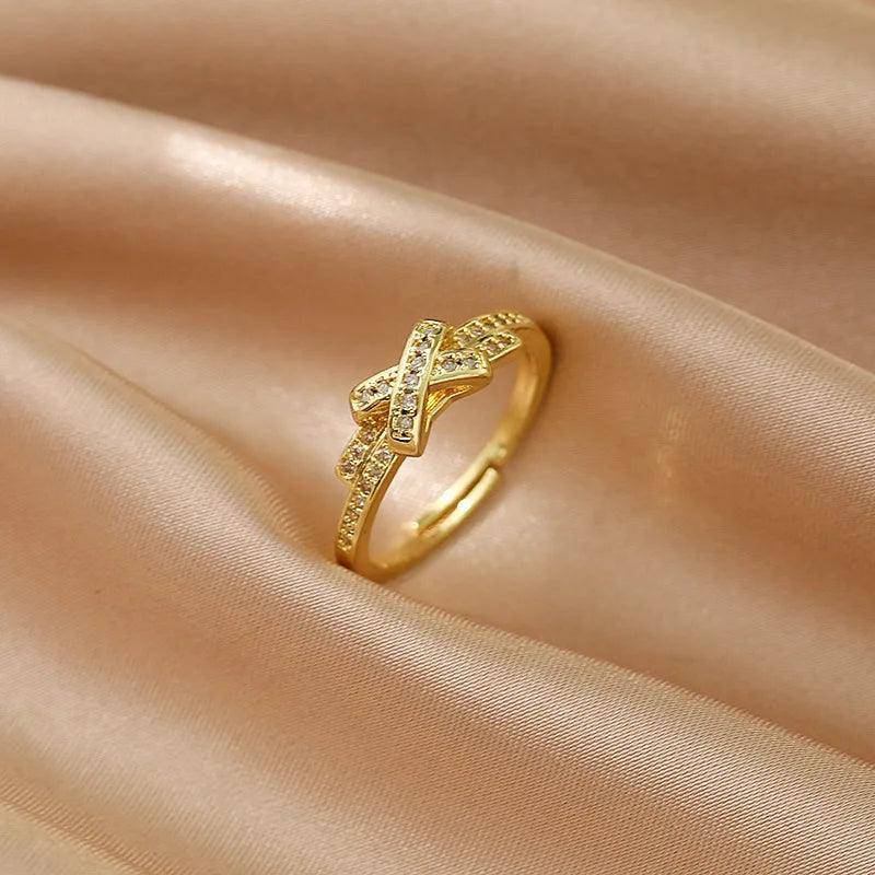 Dainty Zircon Stainless Steel Tarnish Free Ring Collection - Tarot Treasures