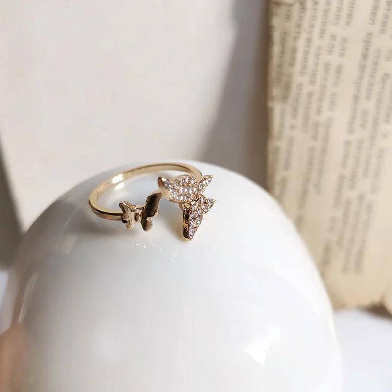 Dainty Zircon Stainless Steel Tarnish Free Ring Collection - Tarot Treasures