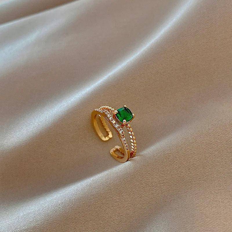 Dainty Zircon Stainless Steel Tarnish Free Ring Collection - Tarot Treasures