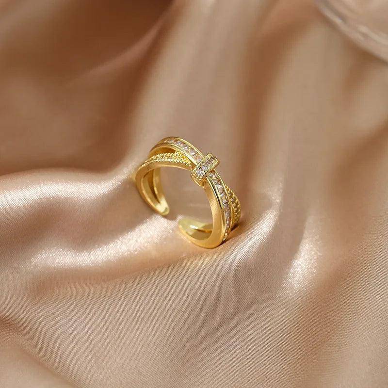 Dainty Zircon Stainless Steel Tarnish Free Ring Collection - Tarot Treasures