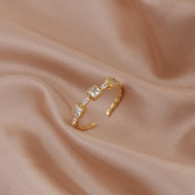 Dainty Zircon Stainless Steel Tarnish Free Ring Collection - Tarot Treasures