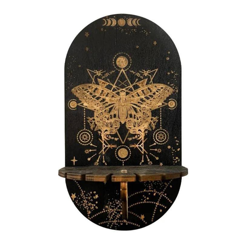 Celestial Zodiac Display Stand and Wall Shelf - Tarot Treasures