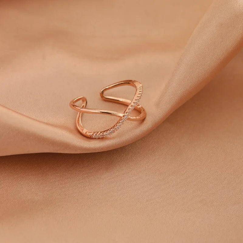 Dainty Zircon Stainless Steel Tarnish Free Ring Collection - Tarot Treasures