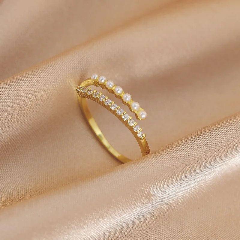 Dainty Zircon Stainless Steel Tarnish Free Ring Collection - Tarot Treasures