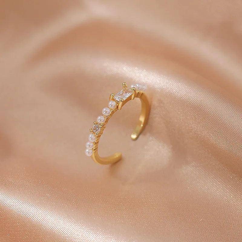 Dainty Zircon Stainless Steel Tarnish Free Ring Collection - Tarot Treasures