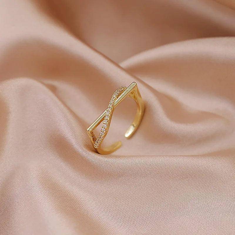 Dainty Zircon Stainless Steel Tarnish Free Ring Collection - Tarot Treasures