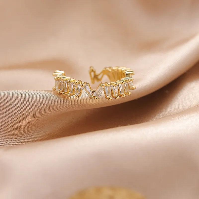 Dainty Zircon Stainless Steel Tarnish Free Ring Collection - Tarot Treasures