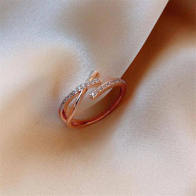Dainty Zircon Stainless Steel Tarnish Free Ring Collection - Tarot Treasures