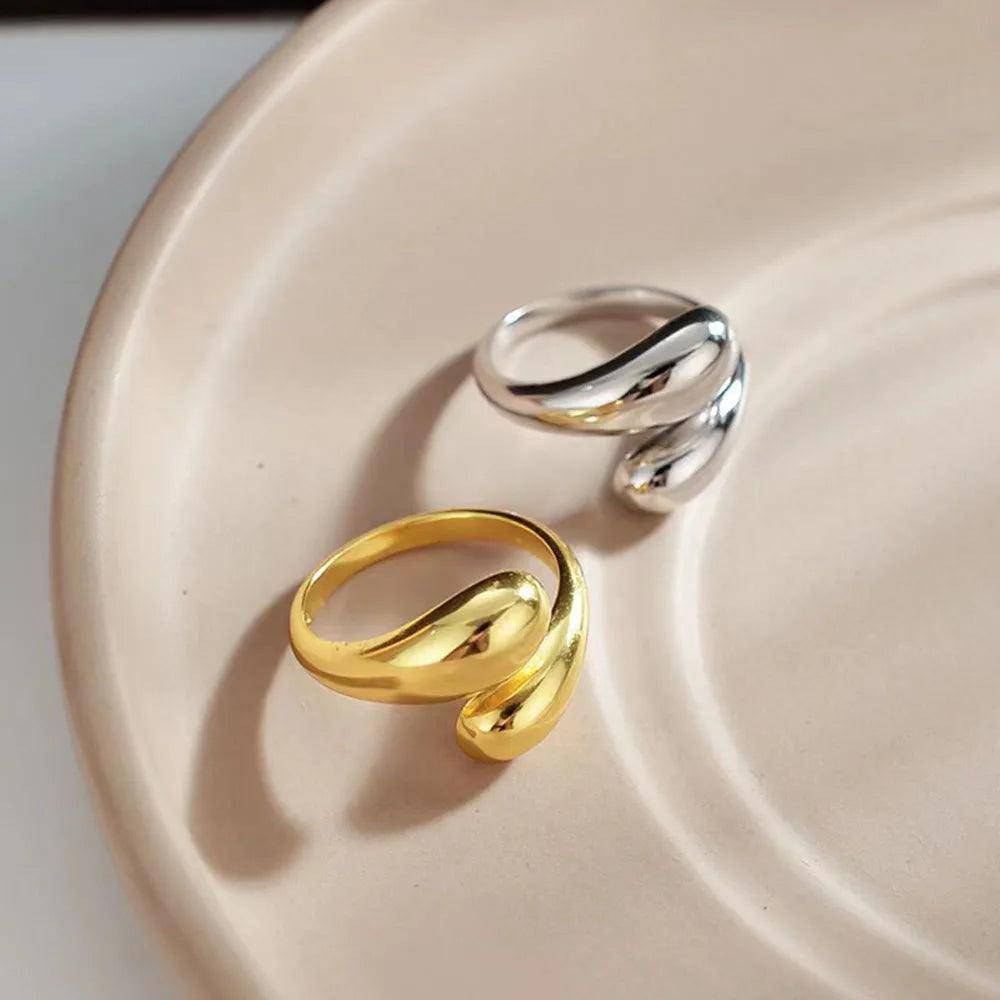 Double End Stainless Steel Tarnish Free Ring - Tarot Treasures